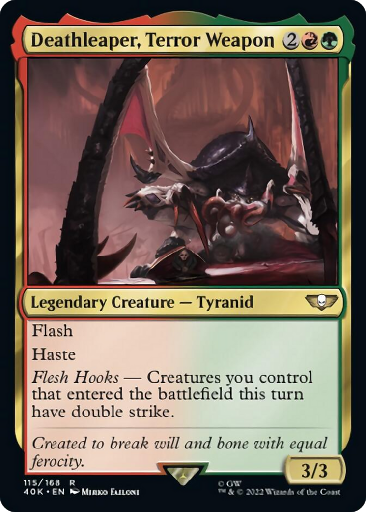 Deathleaper, Terror Weapon (Surge Foil) [Universes Beyond: Warhammer 40,000] | Devastation Store