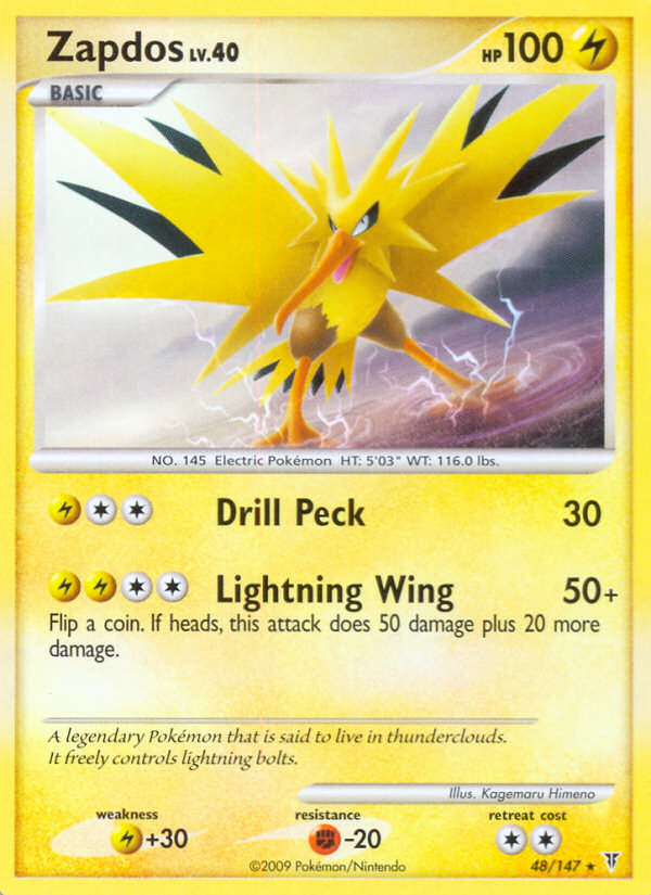 Zapdos (48/147) [Platinum: Supreme Victors] | Devastation Store