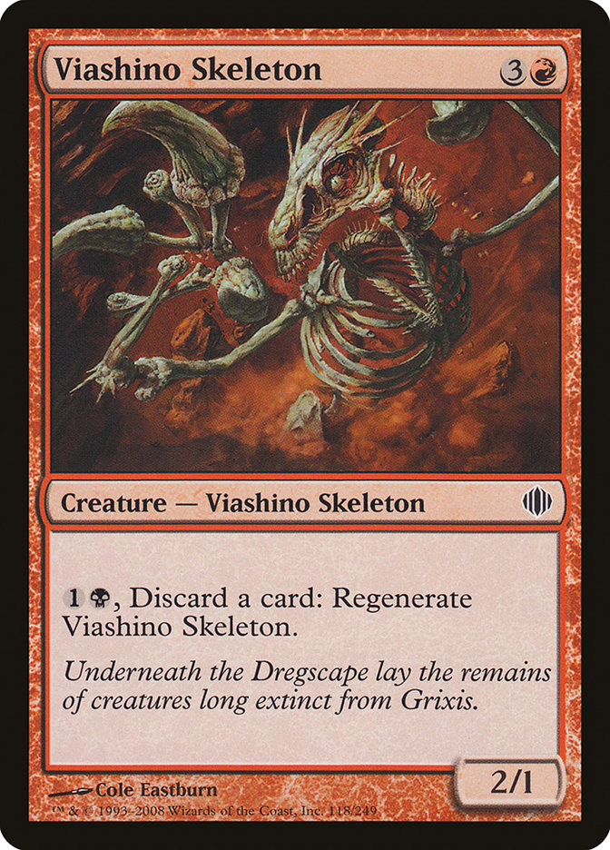 Viashino Skeleton [Shards of Alara] | Devastation Store