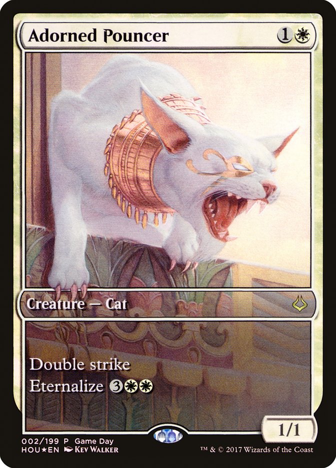 Adorned Pouncer (Game Day) [Hour of Devastation Promos] - Devastation Store | Devastation Store