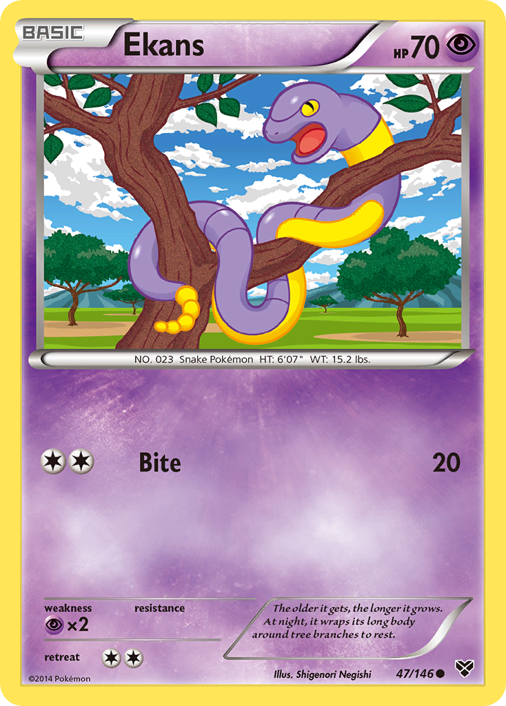 Ekans (47/146) [XY: Base Set] | Devastation Store