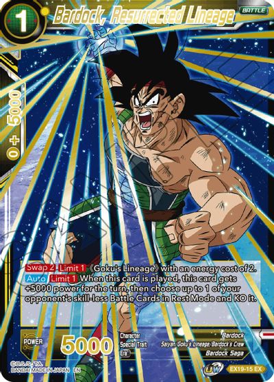 Bardock, Resurrected Lineage [EX19-15] | Devastation Store