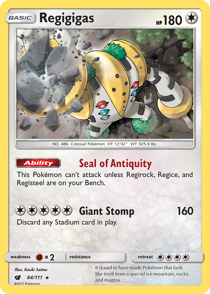 Regigigas (84/111) [Sun & Moon: Crimson Invasion] | Devastation Store