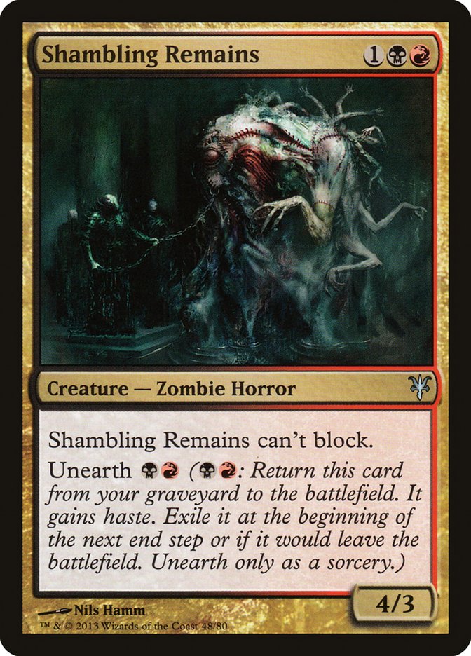 Shambling Remains [Duel Decks: Sorin vs. Tibalt] - Devastation Store | Devastation Store