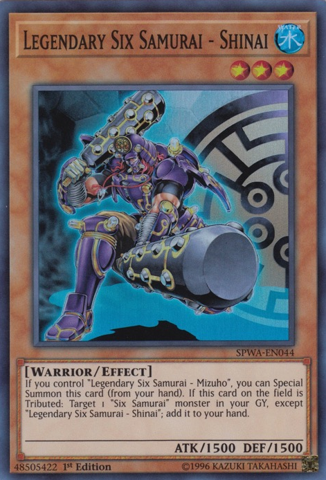 Legendary Six Samurai - Shinai [SPWA-EN044] Super Rare | Devastation Store
