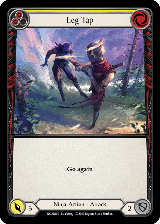 Leg Tap (Yellow) [KSU018-C] Normal - Devastation Store | Devastation Store