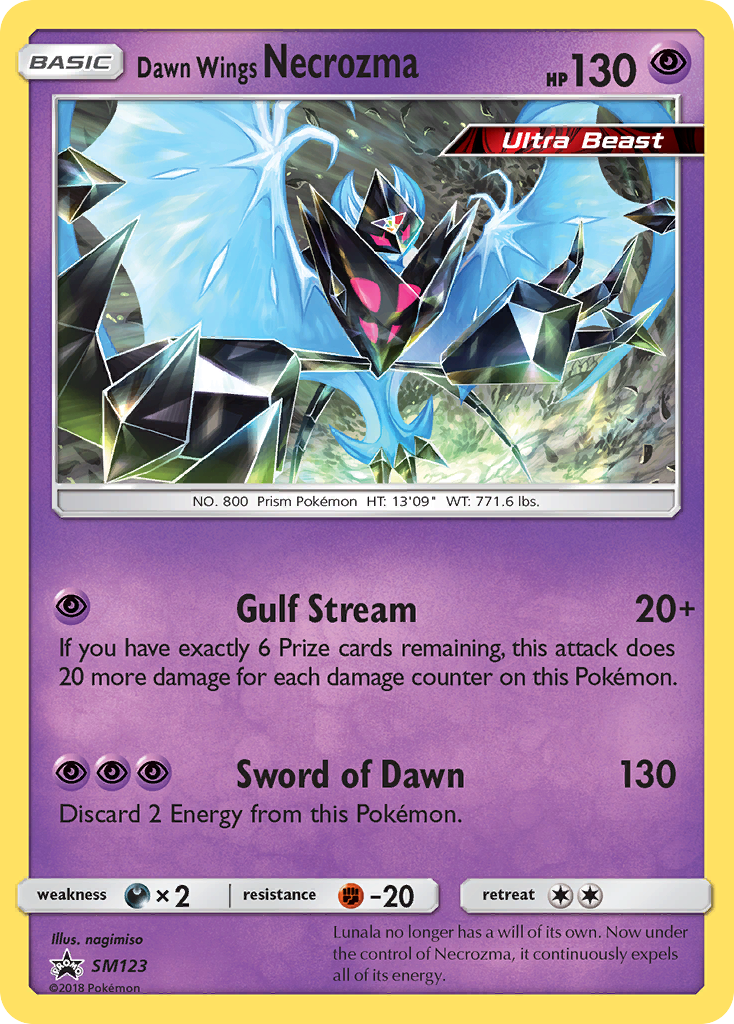 Dawn Wings Necrozma (SM123) [Sun & Moon: Black Star Promos] | Devastation Store