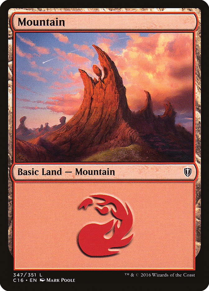 Mountain (347) [Commander 2016] - Devastation Store | Devastation Store