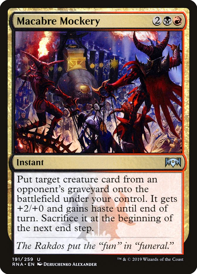 Macabre Mockery [Ravnica Allegiance] | Devastation Store