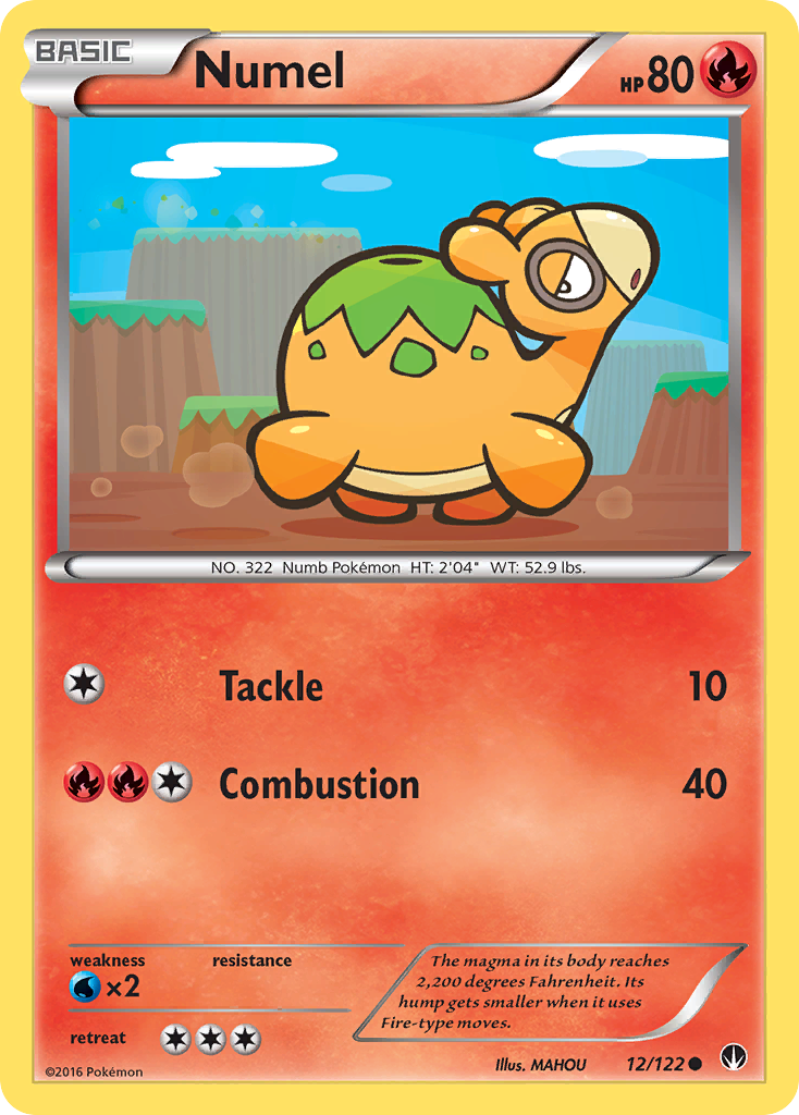 Numel (12/122) [XY: BREAKpoint] | Devastation Store