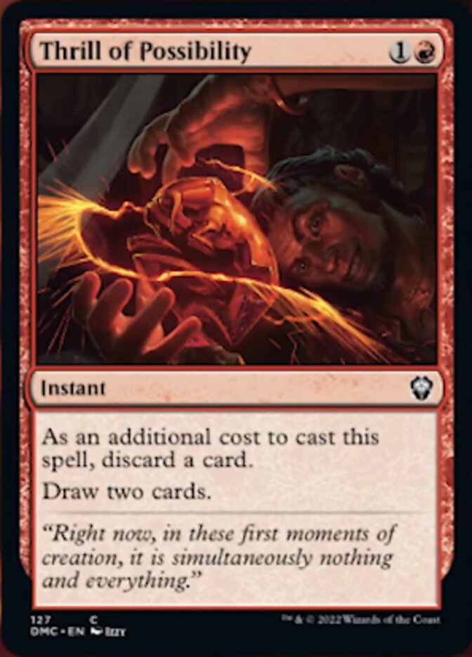 Thrill of Possibility [Dominaria United Commander] | Devastation Store