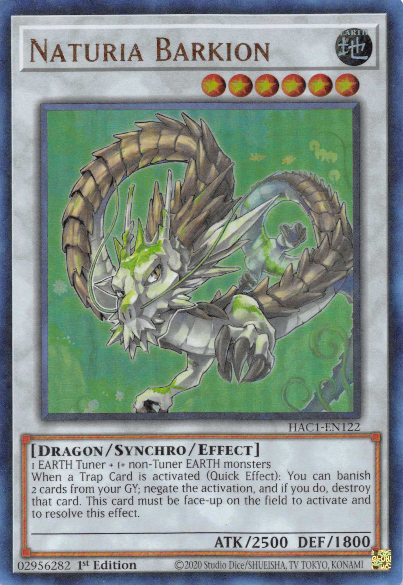 Naturia Barkion (Duel Terminal) [HAC1-EN122] Parallel Rare | Devastation Store