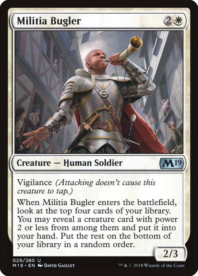 Militia Bugler [Core Set 2019] - Devastation Store | Devastation Store