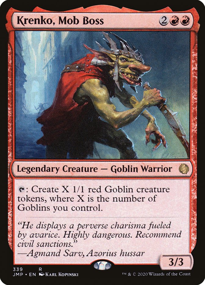 Krenko, Mob Boss [Jumpstart] | Devastation Store