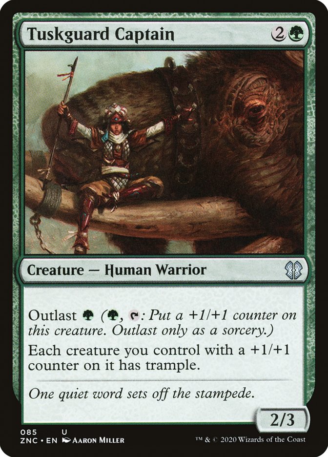 Tuskguard Captain [Zendikar Rising Commander] | Devastation Store