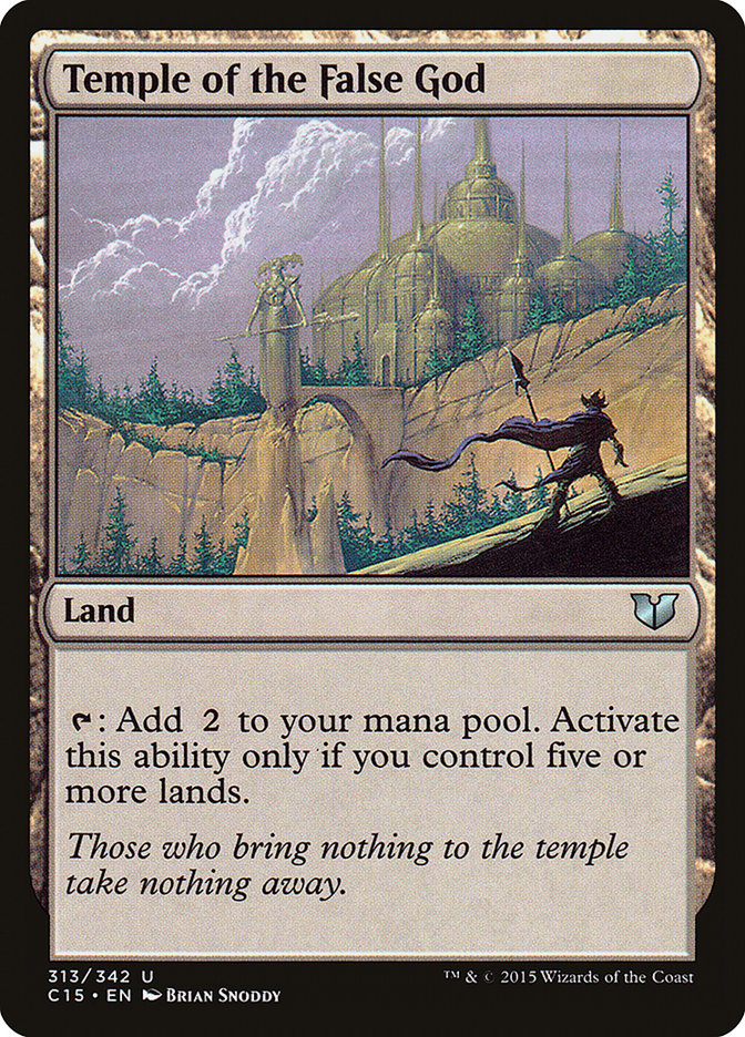Temple of the False God [Commander 2015] - Devastation Store | Devastation Store