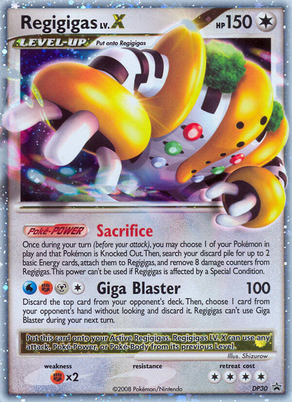 Regigigas LV.X (DP30) [Diamond & Pearl: Black Star Promos] | Devastation Store