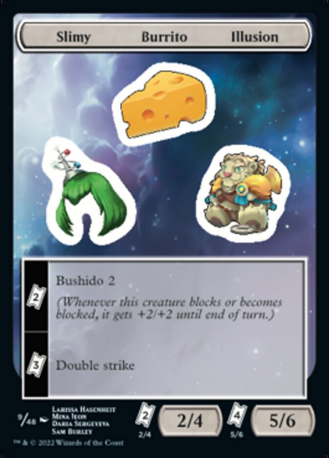 Slimy Burrito Illusion [Unfinity Stickers] | Devastation Store