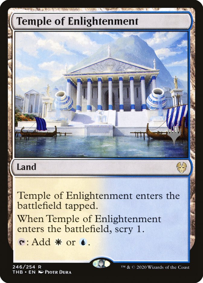 Temple of Enlightenment (Promo Pack) [Theros Beyond Death Promos] | Devastation Store