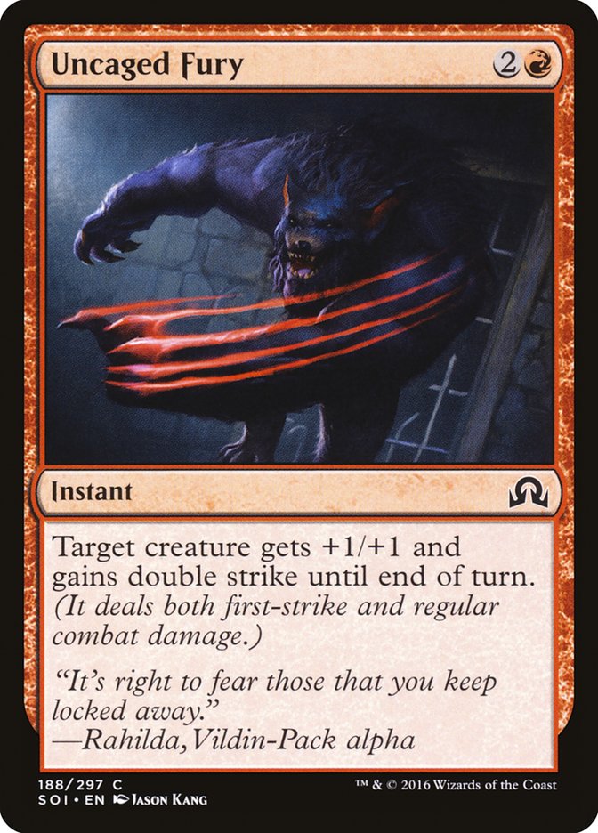 Uncaged Fury [Shadows over Innistrad] - Devastation Store | Devastation Store