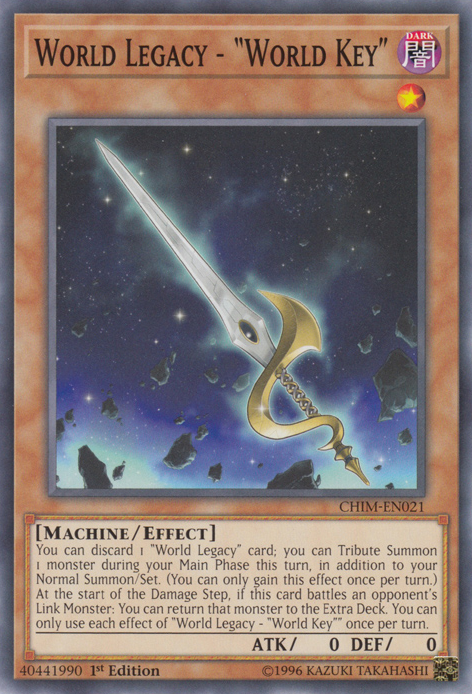 World Legacy - "World Key" [CHIM-EN021] Common | Devastation Store