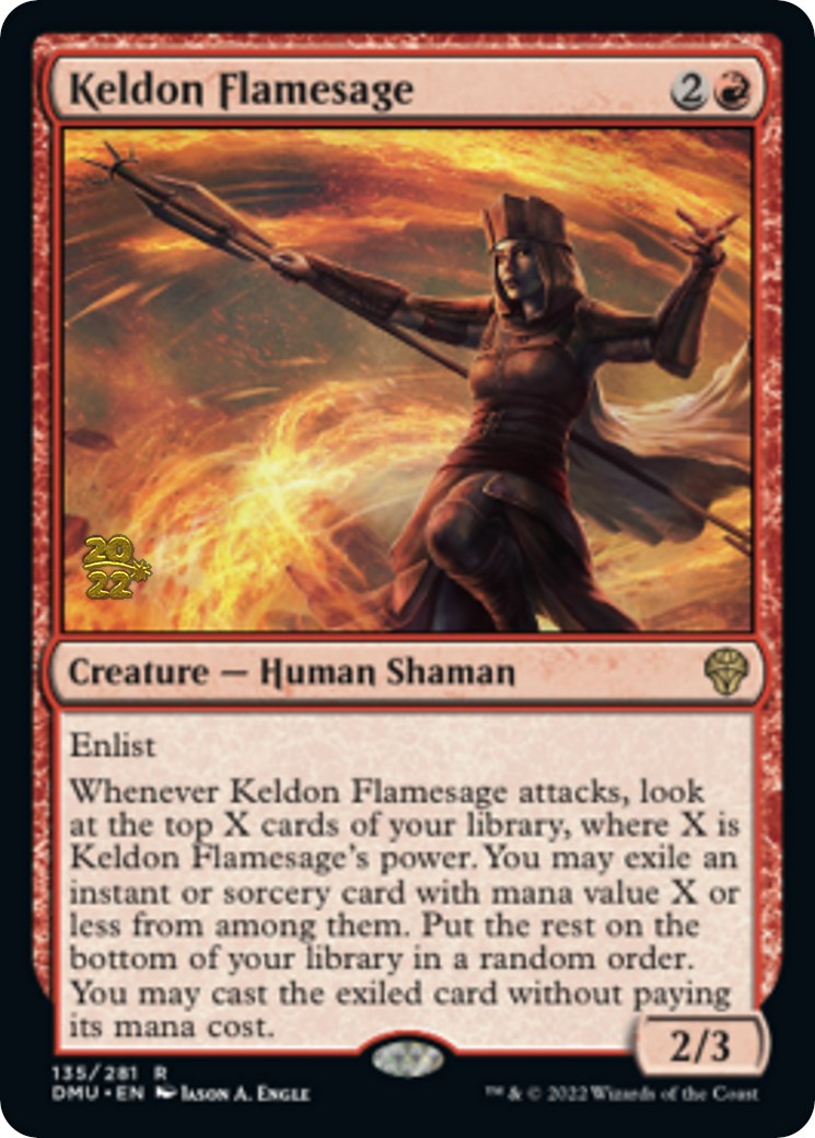 Keldon Flamesage [Dominaria United Prerelease Promos] | Devastation Store