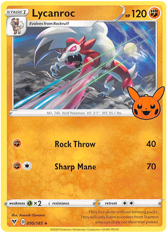 Lycanroc (095/185) [Trick or Trade 2023] | Devastation Store
