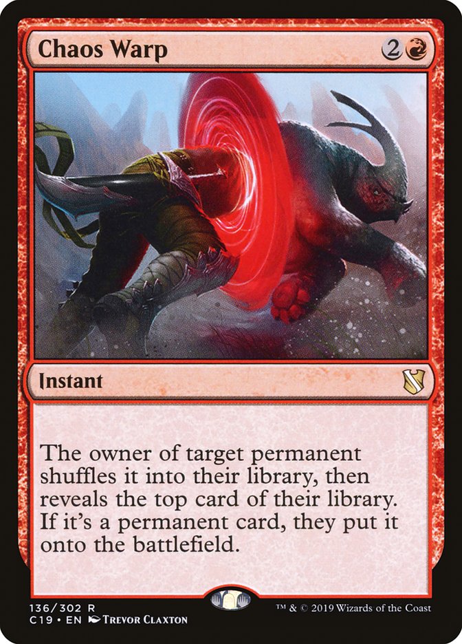 Chaos Warp [Commander 2019] | Devastation Store