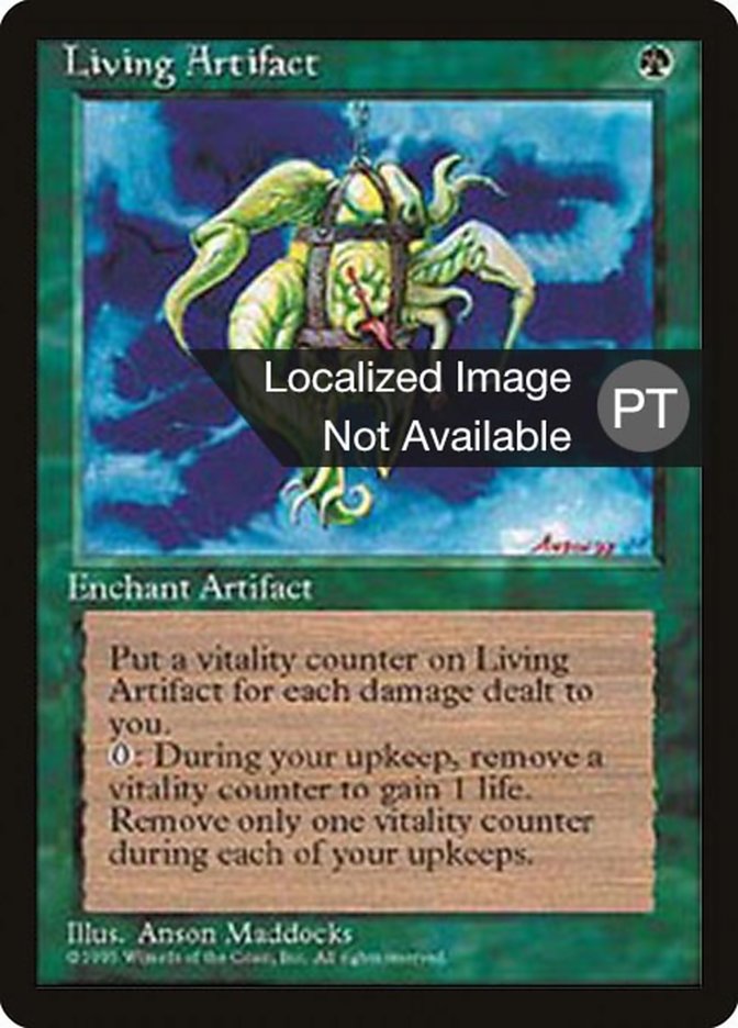 Living Artifact [Fourth Edition (Foreign Black Border)] | Devastation Store