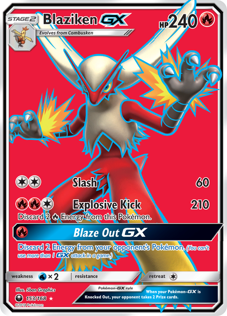 Blaziken GX (153/168) [Sun & Moon: Celestial Storm] | Devastation Store