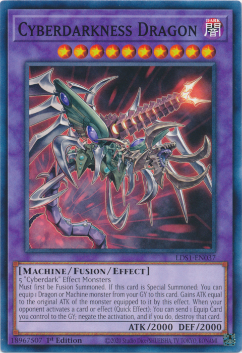 Cyberdarkness Dragon [LDS1-EN037] Common | Devastation Store