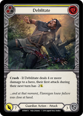 Debilitate (Yellow) [WTR067-C] Alpha Print Rainbow Foil - Devastation Store | Devastation Store
