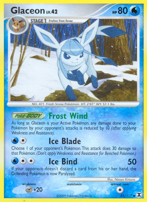 Glaceon (41/111) [Platinum: Rising Rivals] | Devastation Store