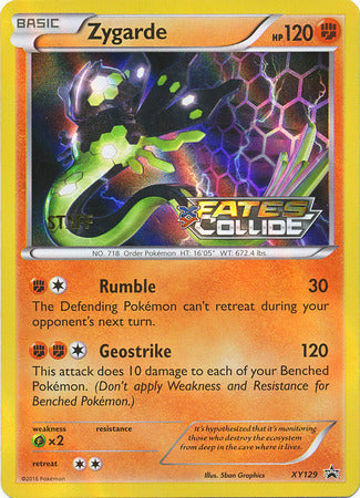 Zygarde (XY129) (Staff) [XY: Black Star Promos] | Devastation Store