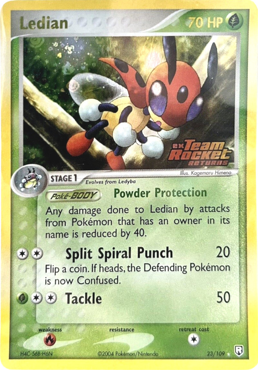 Ledian (23/109) (Stamped) [EX: Team Rocket Returns] | Devastation Store