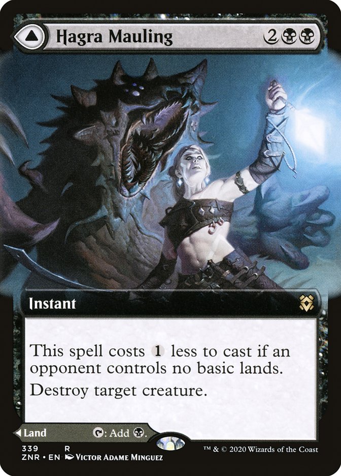 Hagra Mauling // Hagra Broodpit (Extended) [Zendikar Rising] | Devastation Store