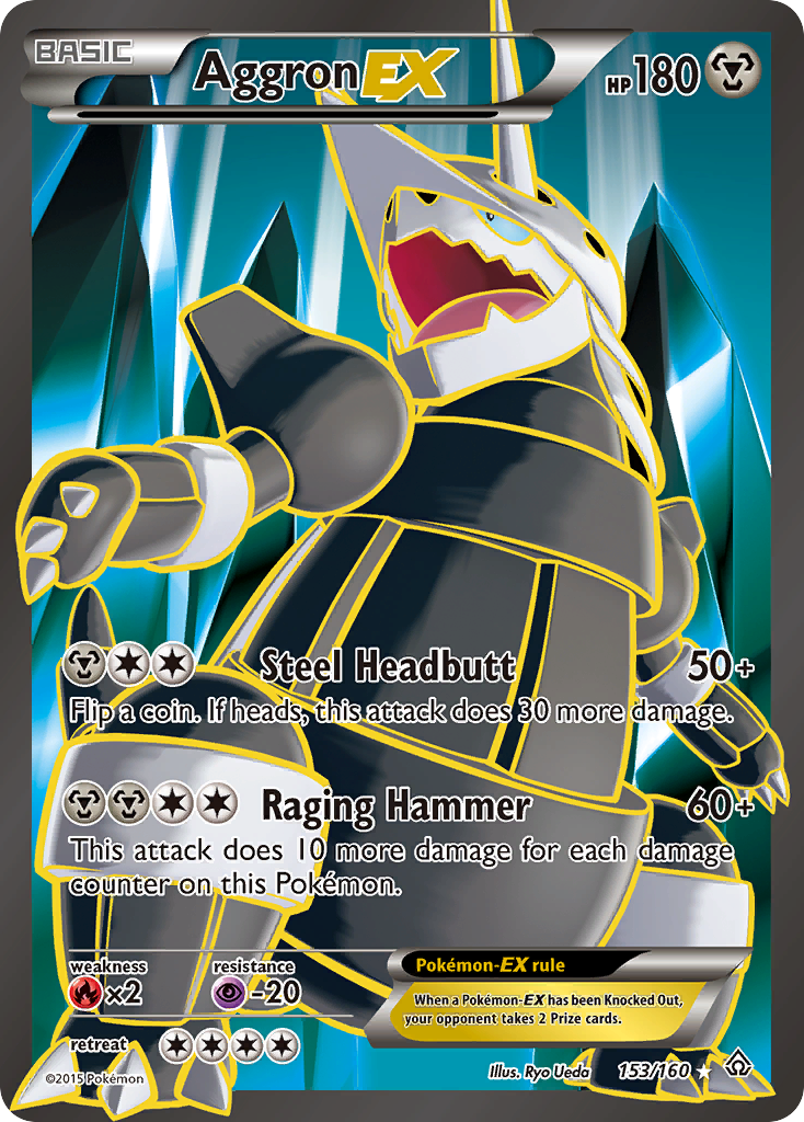 Aggron EX (153/160) [XY: Primal Clash] | Devastation Store