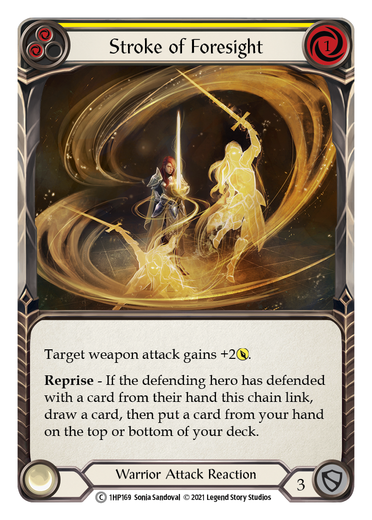 Stroke of Foresight (Yellow) [1HP169] | Devastation Store