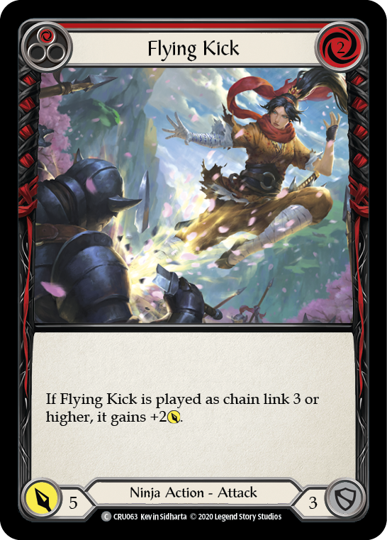 Flying Kick (Red) [CRU063] 1st Edition Normal - Devastation Store | Devastation Store
