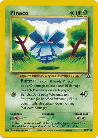 Pineco (61/75) [Neo Discovery Unlimited] | Devastation Store