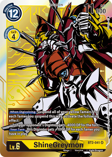 ShineGreymon [BT2-041] (Alternate Art) [Release Special Booster Ver.1.5] | Devastation Store