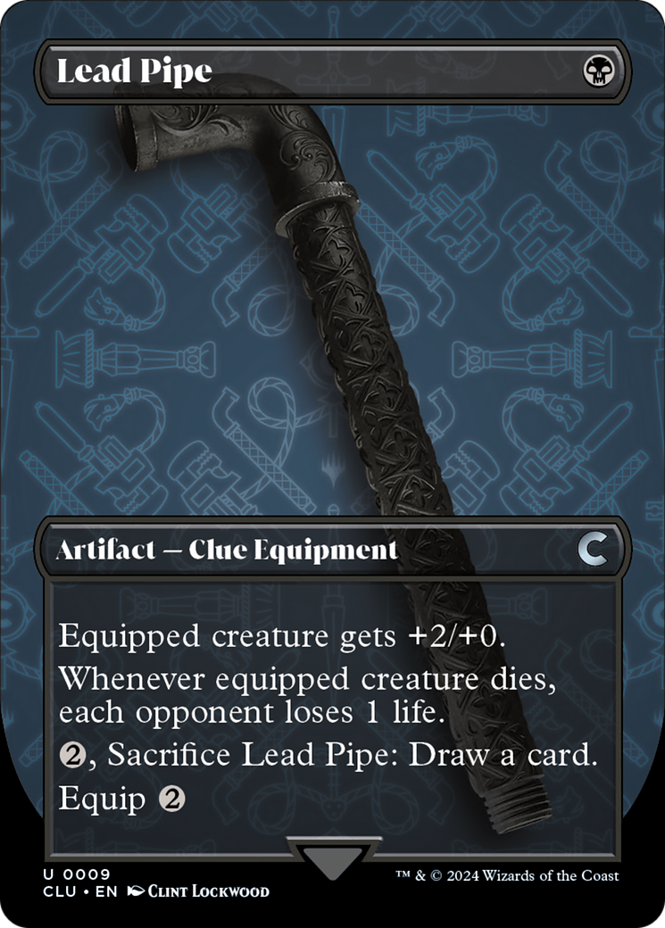 Lead Pipe (Borderless) [Ravnica: Clue Edition] | Devastation Store
