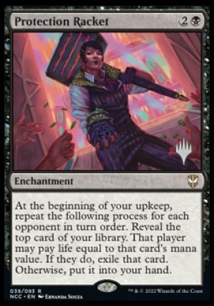 Protection Racket (Promo Pack) [Streets of New Capenna Commander Promos] | Devastation Store