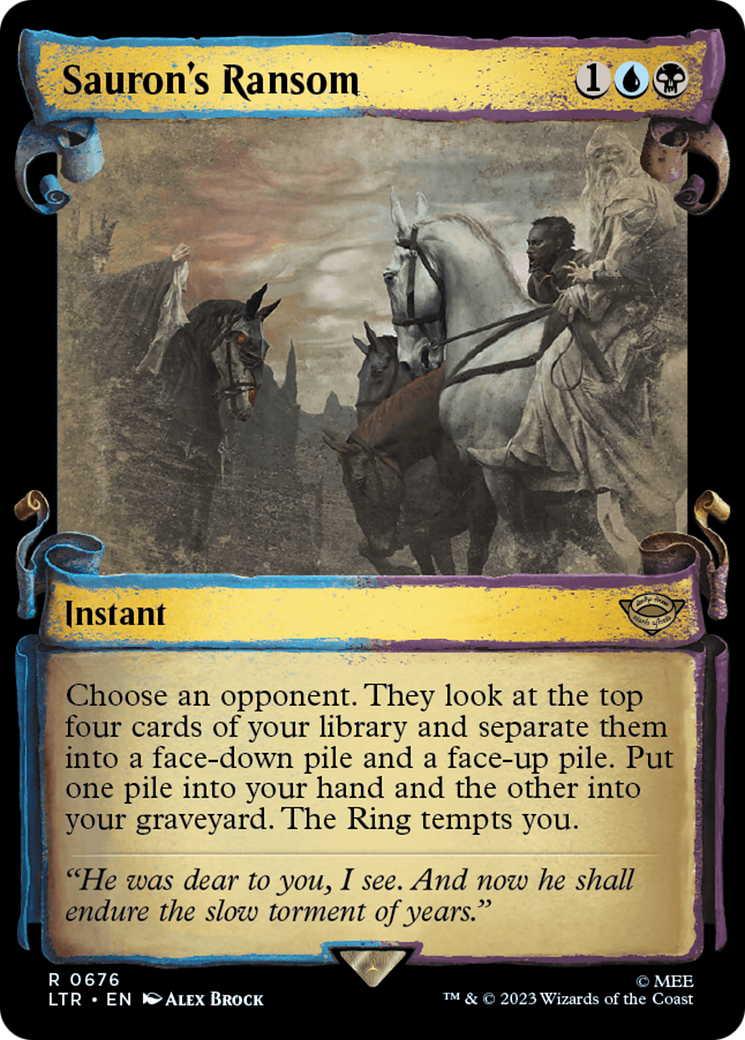 Sauron's Ransom [The Lord of the Rings: Tales of Middle-Earth Showcase Scrolls] | Devastation Store