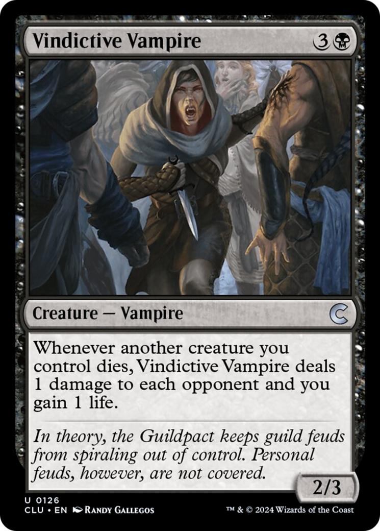 Vindictive Vampire [Ravnica: Clue Edition] | Devastation Store