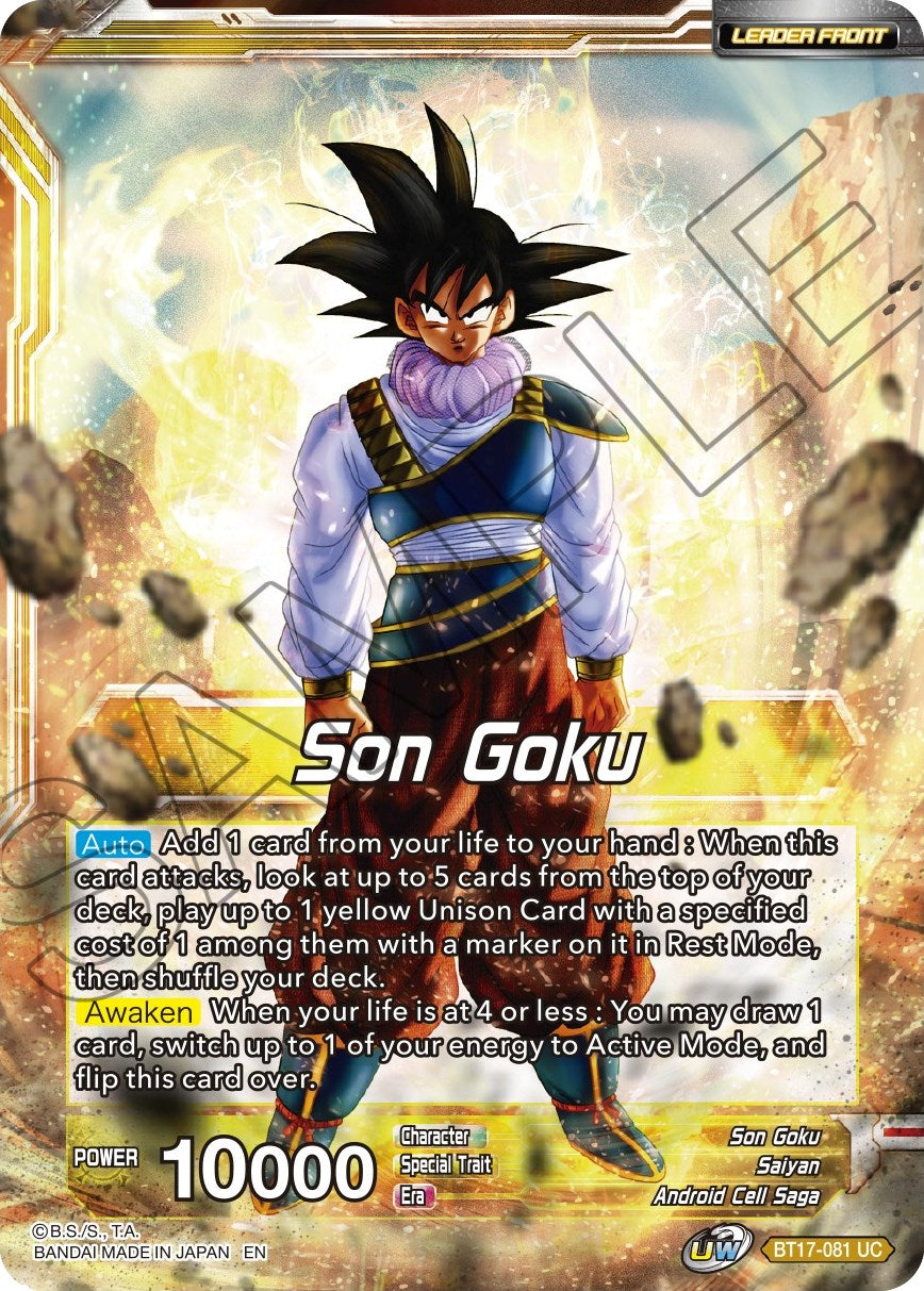 Son Goku // SS Son Goku, Fearless Fighter (BT17-081) [Ultimate Squad Prerelease Promos] | Devastation Store