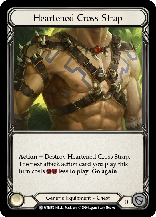 Heartened Cross Strap [WTR152] Unlimited Edition Rainbow Foil - Devastation Store | Devastation Store