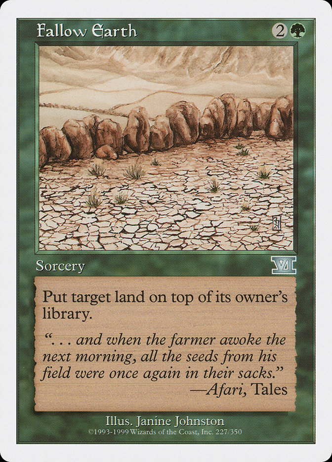 Fallow Earth [Classic Sixth Edition] - Devastation Store | Devastation Store