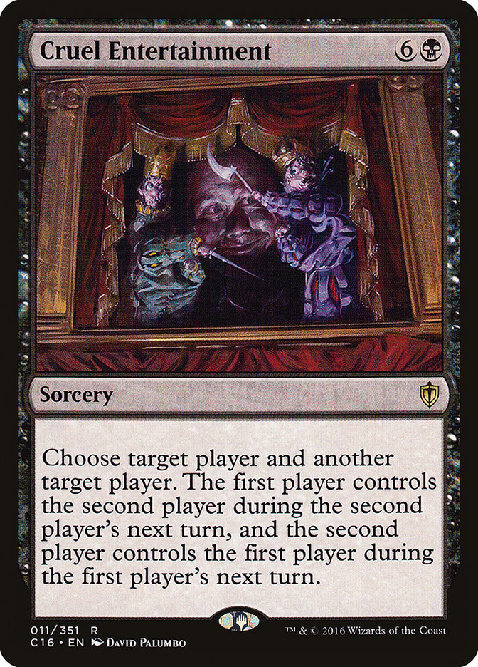 Cruel Entertainment [Commander 2016] - Devastation Store | Devastation Store