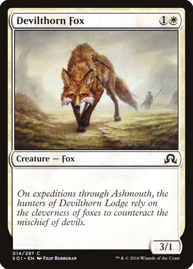 Devilthorn Fox [Shadows over Innistrad] - Devastation Store | Devastation Store